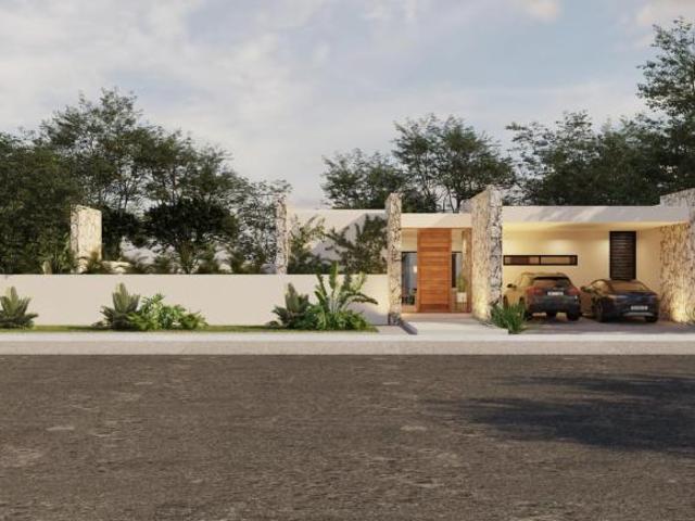 CASA EQUIPADA EN VENTA DE UNA PLANTA EN PRIVADA DZIDZIL HA