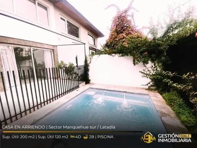 Casa familiar con piscina en las condes 183423
