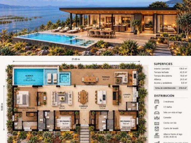 Casa frente al Lago de Chapala en venta | Lago Luna, Tuxcueca – Club Náutico