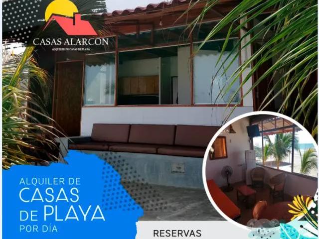 Casa Frente al Mar con 2 Habitaciones hasta 8 personas