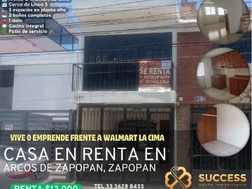 Casa Habitacional o Comercial en Renta – Arcos de Zapopan