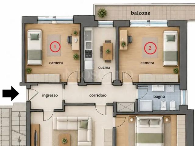 Casa in affitto Via Vincenzo Viara de Ricci, Roma rif. 44/2026
