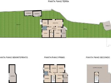 Casa indipendente 9 vani 230mq
