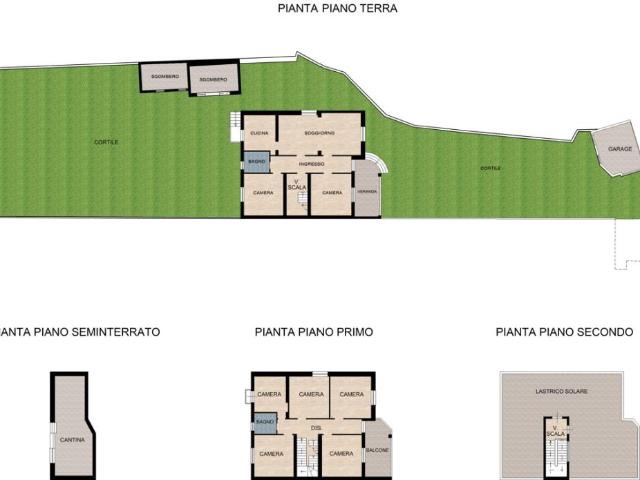 Casa indipendente 9 vani 230mq