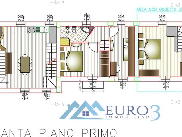 Casa indipendente classe A in rigo, Montegallo