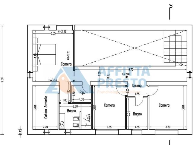 Casa indipendente in vendita a Cesena, Tessello