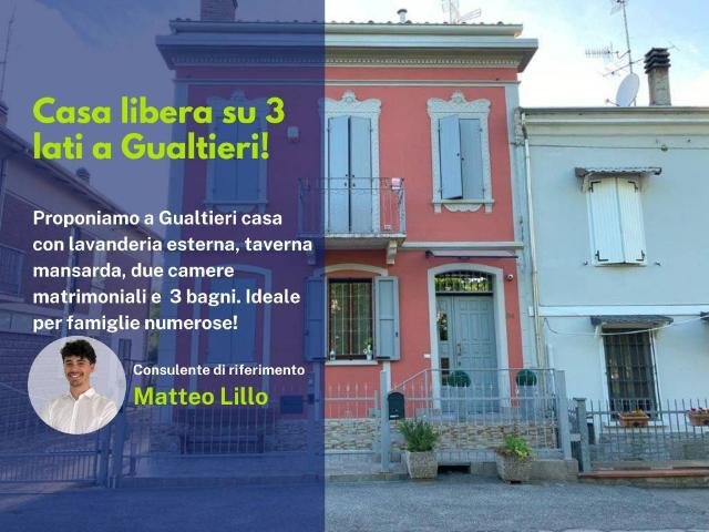 Casa indipendente in vendita a Gualtieri RE