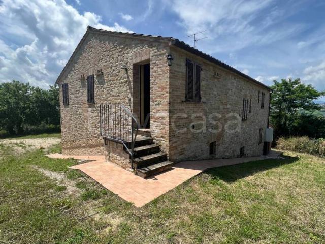 Casa Indipendente in affitto a Monteleone di Fermo via Madonnina di Loreto, snc, arredato, giardino privato, vista panoramica TrovaCasa