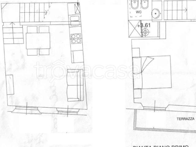 Casa Indipendente in affitto a Signa piazza Alimondo Ciampi, non arredato/vuoto, terrazzo, riscaldamento assente TrovaCasa