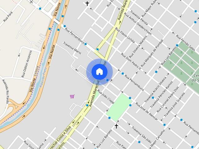 Casa para alugar em Campos Elíseos de 86.00m² com 3 Quartos e 2 Garagens