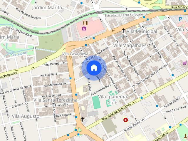 Casa para alugar em Centro de 124.00m² com 4 Quartos, 1 Suite e 2 Garagens