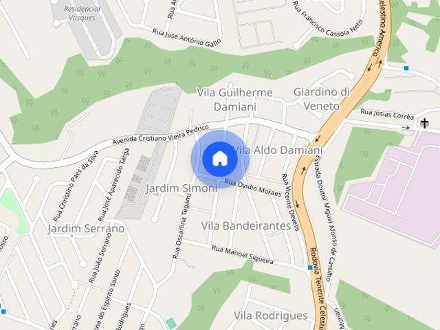 Casa para alugar em Jardim Bandeirantes de 125.00m² com 3 Quartos e 2 Garagens