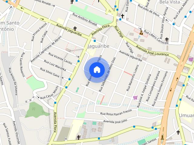 Casa para aluguel, 2 quartos, 1 vaga, Jaguaribe Osasco/SP