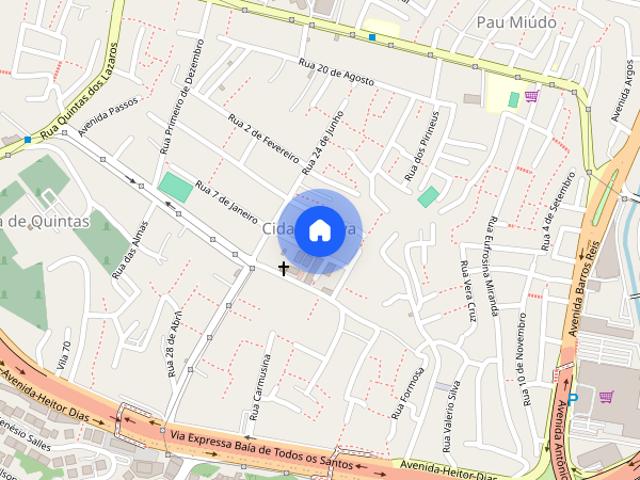 Casa para Aluguel Cidade Nova, 2 Quartos, 45 m² Salvador