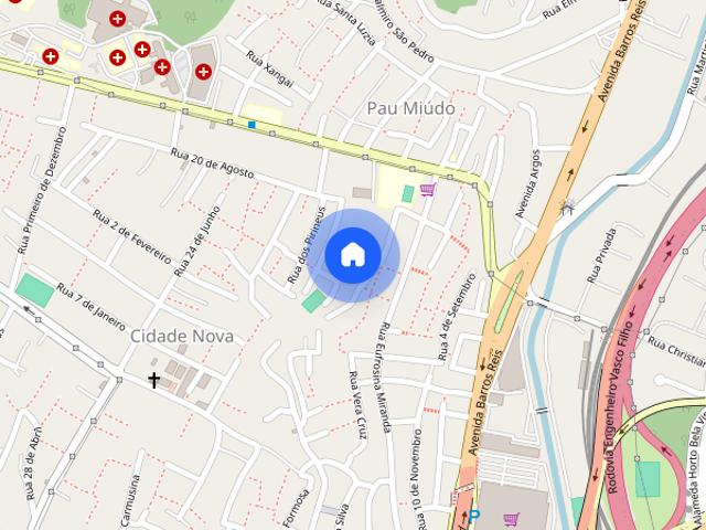 Casa para Aluguel Pau Miudo, 3 Quartos, 89 m² Salvador
