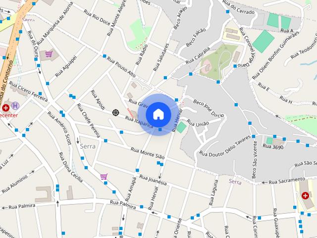 Casa para Aluguel Serra, 2 Quartos, 70 m² Belo Horizonte