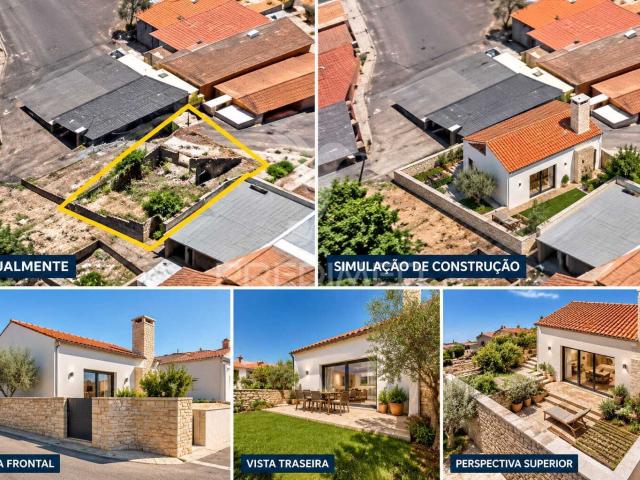 CASA PARA RECONSTRUÇÃO | BORRALHEIRA – COVILHÃ | Vista para a Serra da Estrela