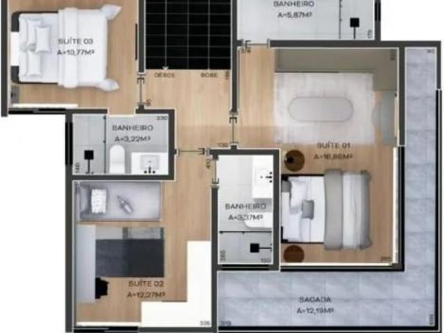 Casa para venda em Centro de 174.00m² com 3 Quartos e 2 Garagens