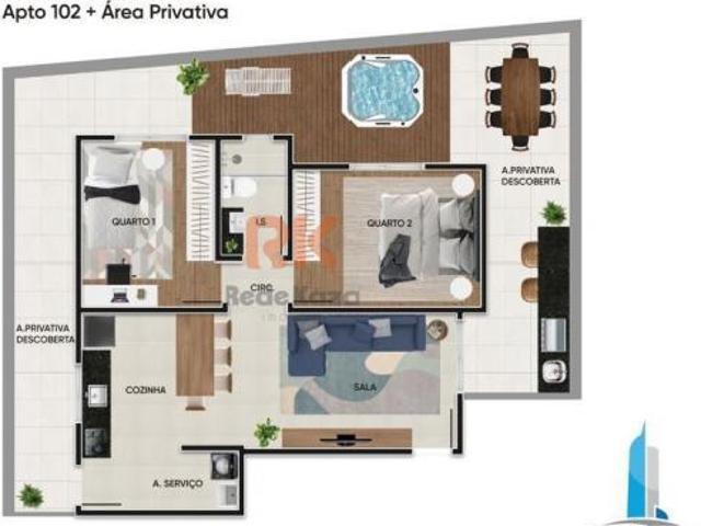 Casa para venda em Bela Vista de 60.00m² com 2 Quartos e 2 Suites