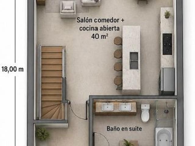 Casa pareada en venta en calle De Sant Llorenç, Mollet del Vallès, de 170 m² 5 habitaciones por 495.000