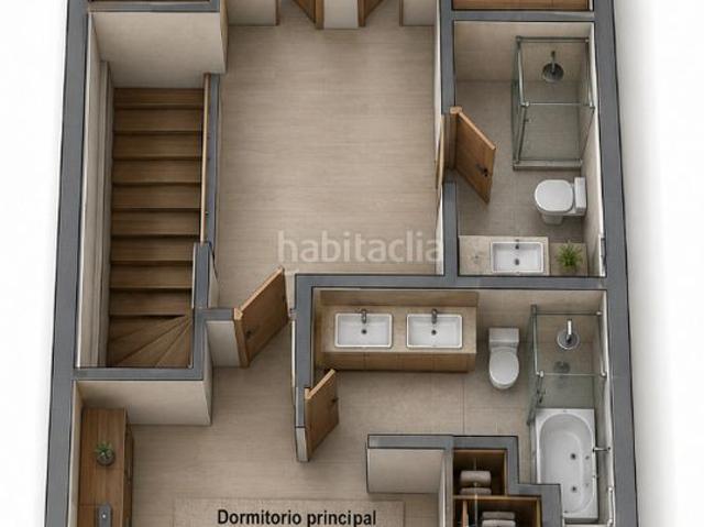 Casa pareada en venta en Mollet del Vallès, Col·legis Nous. ADOSADA de OBRA NUEVA A CONSTRUIR en formato AUTOPROMOCIÓN. Casas pareadas Mollet del.
