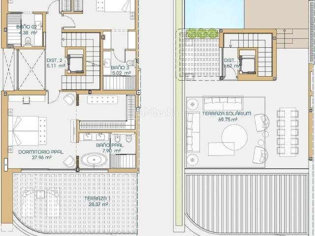 Casa pareada en venta en Marbella, Las Chapas Alicate Playa. Pareado de 3 dormitorios y 3 baños al pie de una de las mejores playas de Marbella. Obra Nueva. Casas pareadas.
