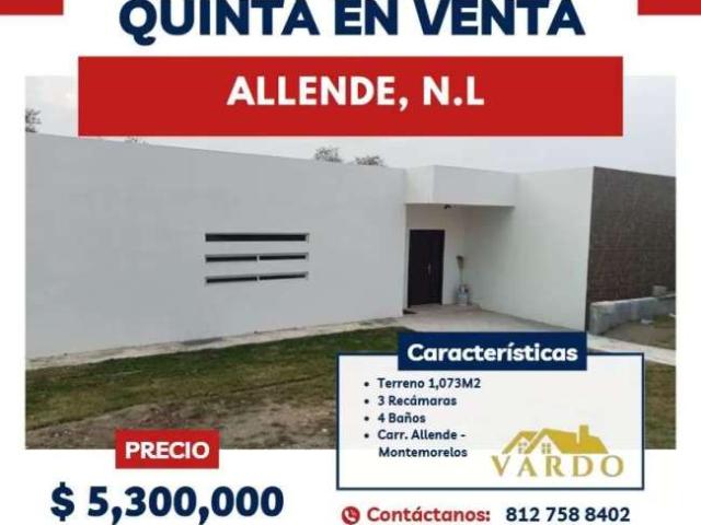 Casa quinta en venta Allende n L