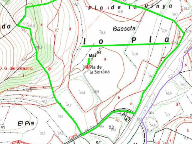 Casa rural en venta en calle Lo Pla, Benifallet, de 55 m² 1 habitación por 90.000