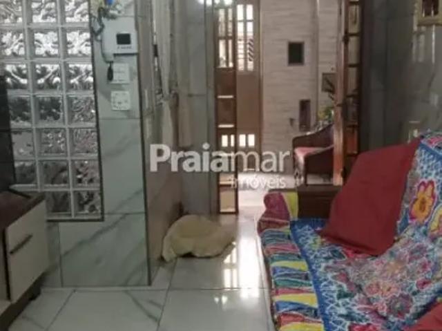 Casa sobrado com sacada | 02 dorm | 01 vaga de garagem | 98m² | vila valença são vicente
