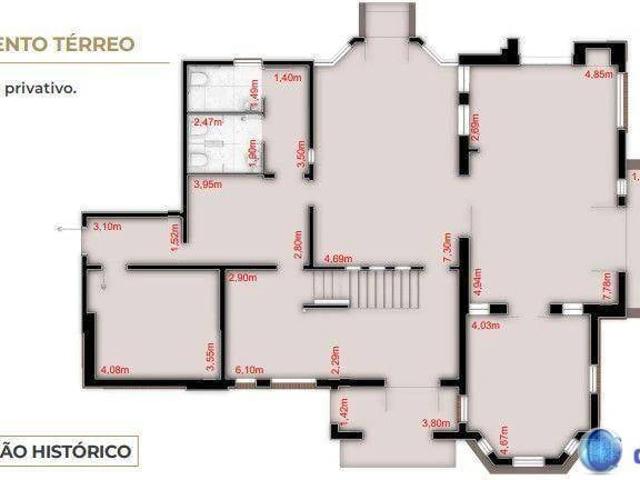 Casa / Sobrado Comercial para Locação em Curitiba/PR Centro
