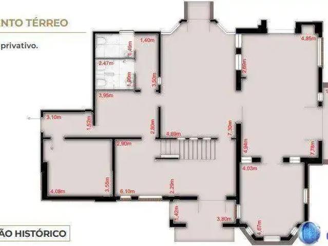 Casa / Sobrado Comercial para Locação em Curitiba/PR Centro