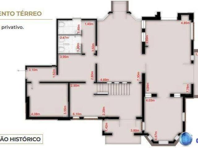 Casa / Sobrado Comercial para Locação em Curitiba/PR Centro