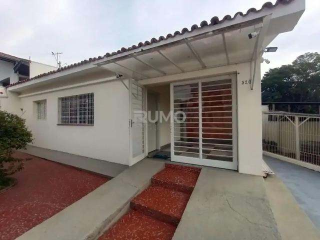 Casa / Sobrado Comercial para Locação em Campinas/SP Vila Joaquim Inácio 2 Quartos