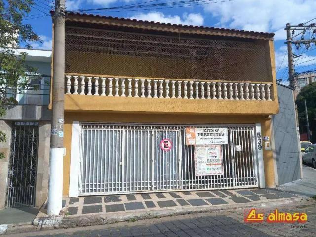 Casa / Sobrado Comercial para Locação em Guarulhos/SP Vila Augusta 3 Quartos