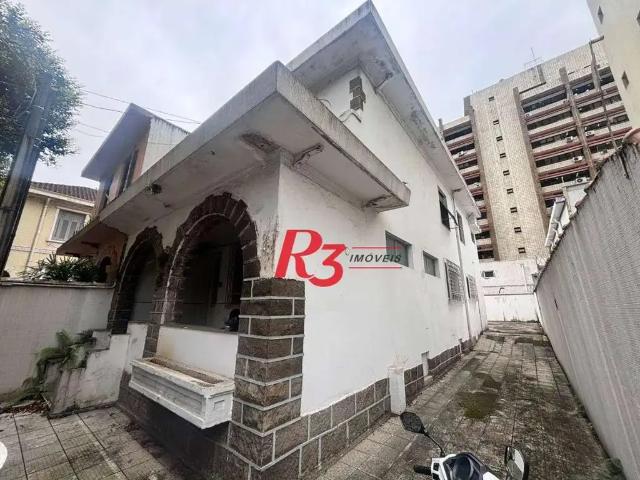 Casa / Sobrado Comercial para Locação em Santos/SP Gonzaga 3 Quartos
