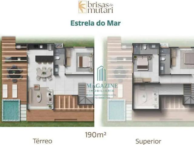 Casa / Sobrado Comercial para Venda em Santa Cruz Cabrália/BA Coroa Vermelha 1 Quartos