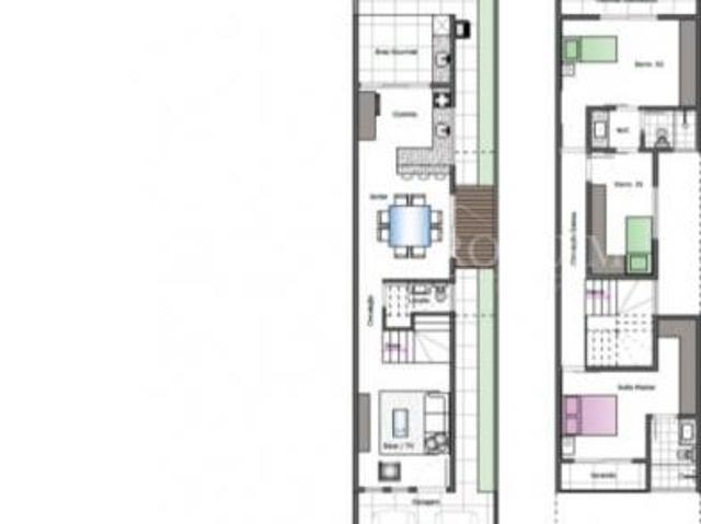 Casa Sobrado a venda 160m²ac Jd das Indústrias 3 suites São José dos Campos/SP