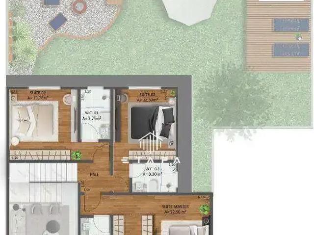 Casa / Sobrado em Condomínio para Locação em Atibaia/SP Loteamento Jardim Morumbi 3 Quartos
