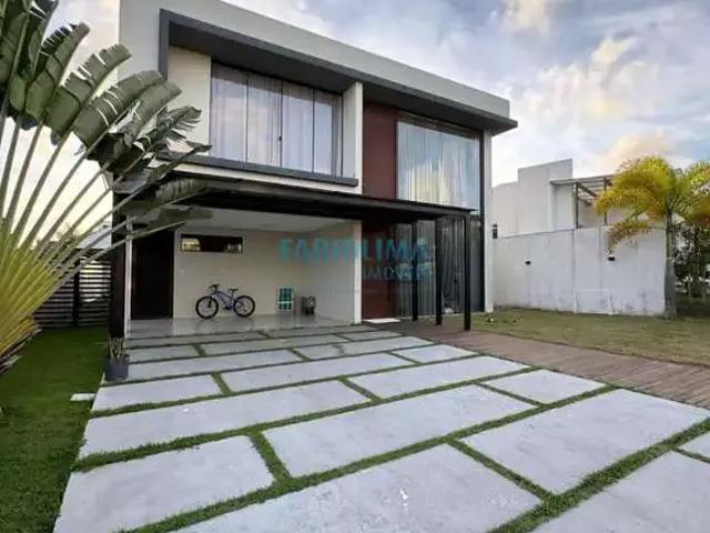 Casa / Sobrado em Condomínio para Locação em Camaçari/BA Alphaville Abrantes 4 Quartos