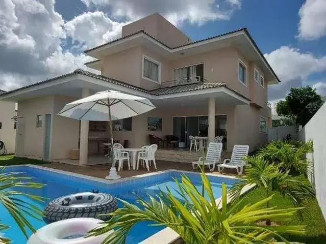 Casa / Sobrado em Condomínio para Locação em Camaçari/BA Alphaville Abrantes 4 Quartos