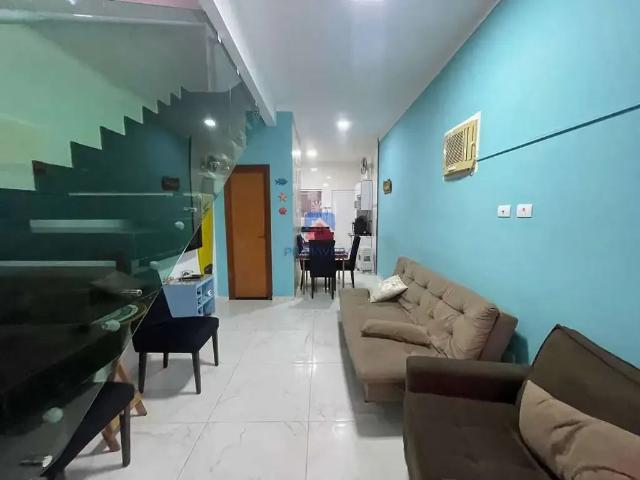 Casa / Sobrado em Condomínio para Locação em Praia Grande/SP Balneário Maracanã 2 Quartos