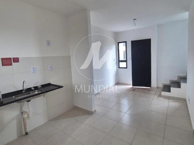 Casa / Sobrado em Condomínio para Locação em Ribeirão Preto/SP Parque Residencial Cândido Portinari 2 Quartos
