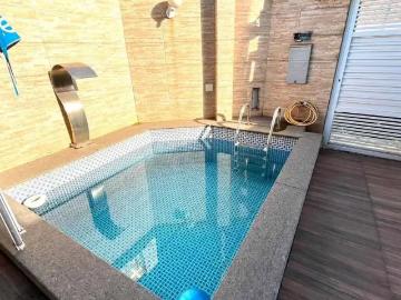 Casa / Sobrado em Condomínio para Locação em Santos/SP Ponta da Praia 3 Quartos