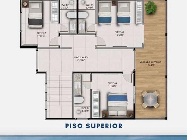 Casa / Sobrado em Condomínio para Venda em Mata de São João/BA Centro 4 Quartos