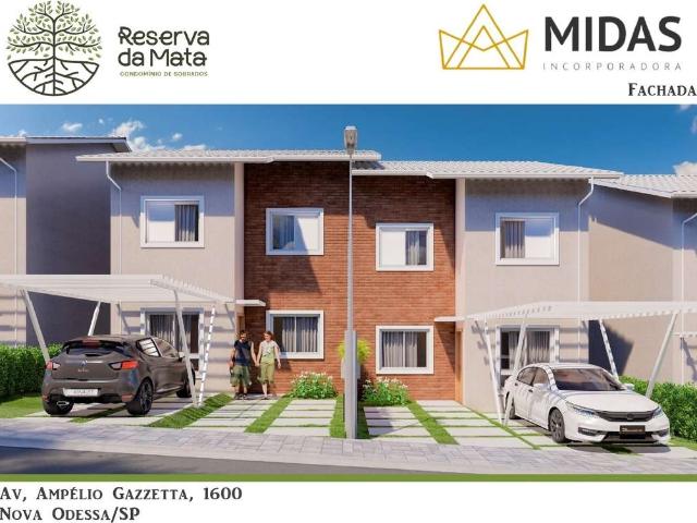 Casa / Sobrado em Condomínio para Venda em Nova Odessa/SP Jardim Santa Rosa 3 Quartos