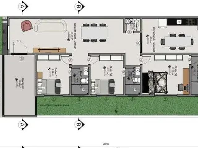 Casa / Sobrado em Condomínio para Venda em Ananindeua/PA Centro 3 Quartos