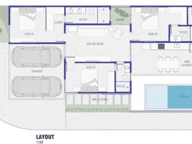 Casa / Sobrado em Condomínio para Venda em Ananindeua/PA Centro 3 Quartos