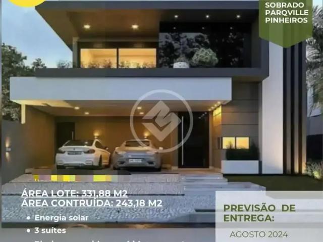 Casa / Sobrado em Condomínio para Venda em Aparecida de Goiânia/GO Parqville Pinheiros 3 Quartos
