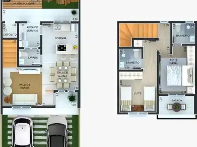 Casa / Sobrado em Condomínio para Venda em Artur Nogueira/SP Nova Artur 2 Quartos