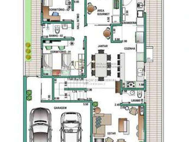 Casa / Sobrado em Condomínio para Venda em Botucatu/SP Alto 3 Quartos